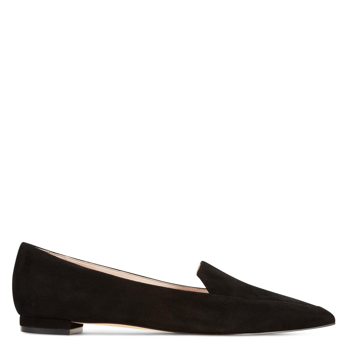 Nine West Abay Smoking Naisten Flats Mustat | 0642TMRAN