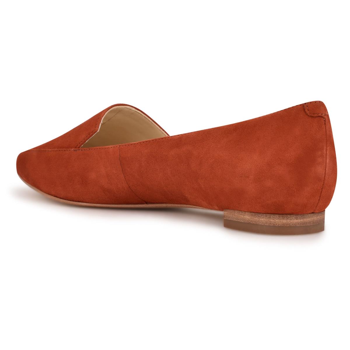 Nine West Abay Smoking Naisten Flats Punainen | 1670PTMXJ