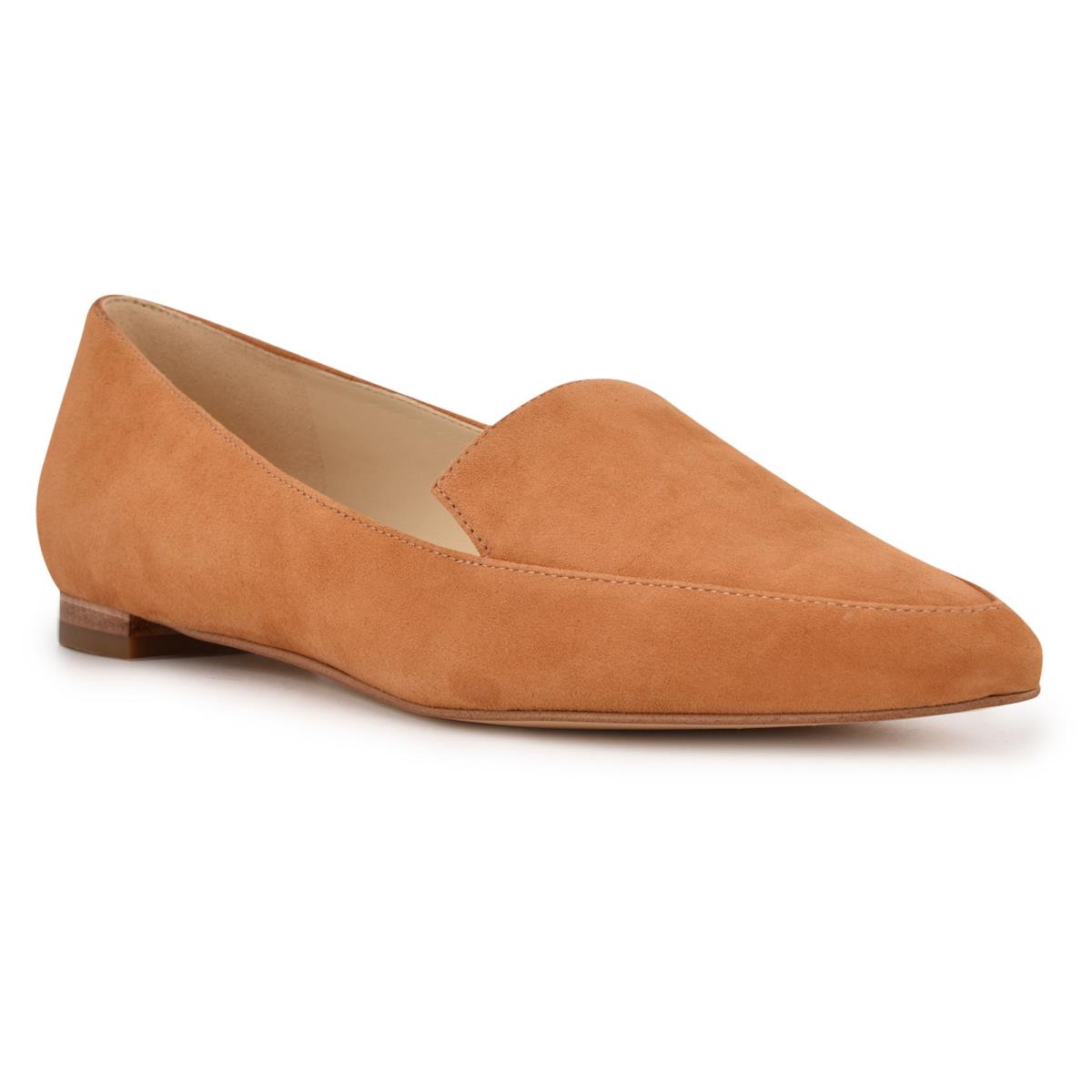 Nine West Abay Smoking Naisten Flats Sinapinkeltainen | 3829ZGMVK