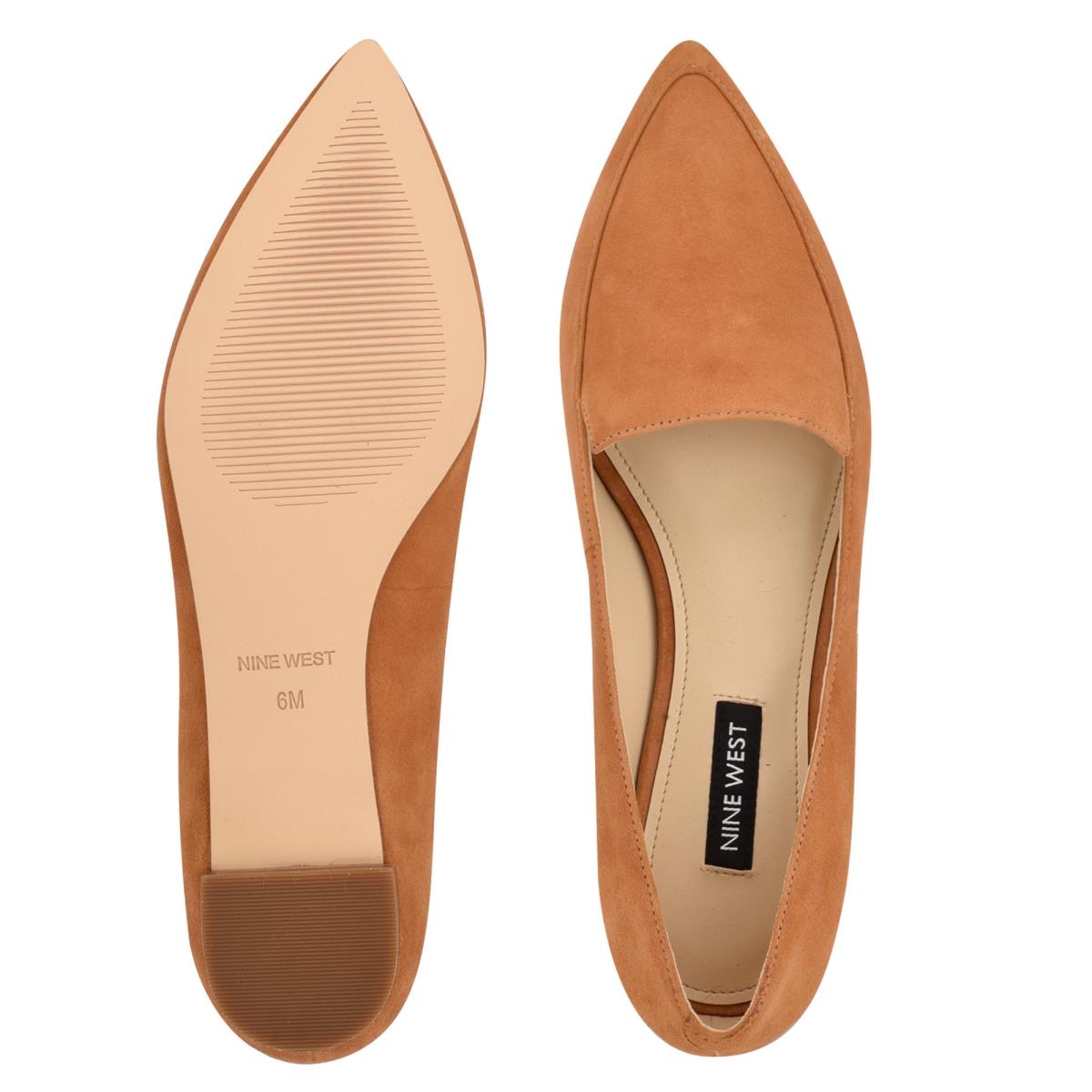 Nine West Abay Smoking Naisten Flats Sinapinkeltainen | 3829ZGMVK