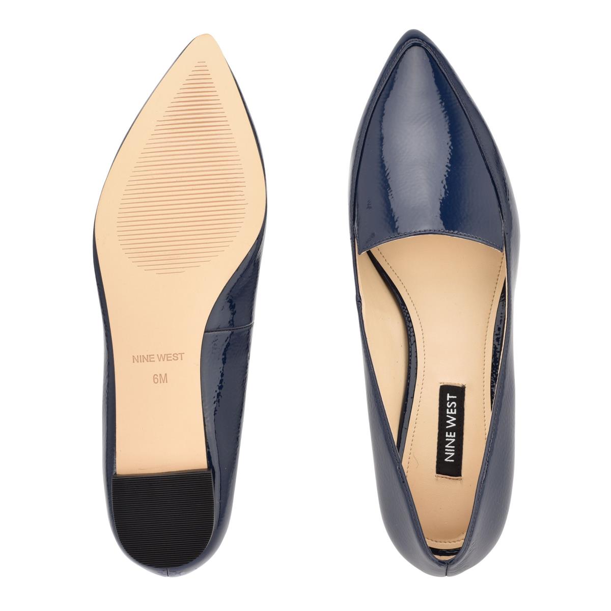 Nine West Abay Smoking Naisten Flats Sininen | 6582DSOJX