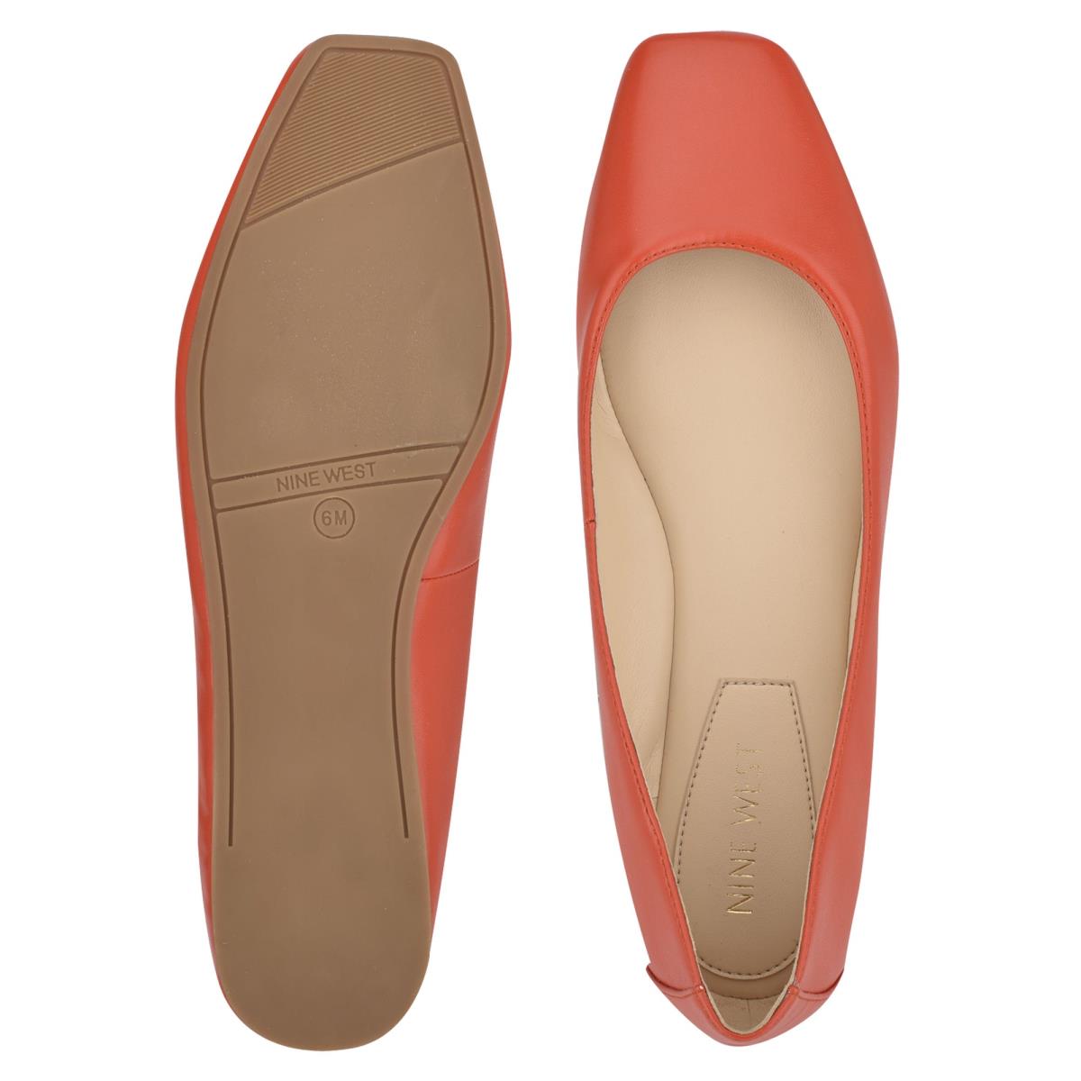 Nine West Alena Square-Varvas Naisten Ballerinat Oranssi | 0963FEUOD