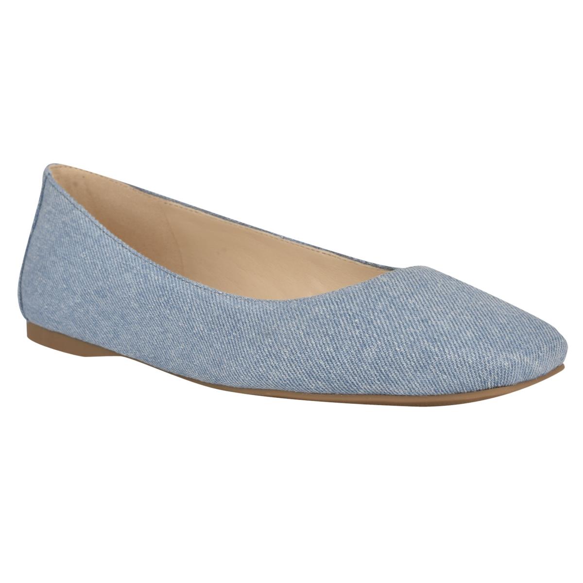 Nine West Alena Square-Varvas Naisten Ballerinat Sininen | 2857WTXQS