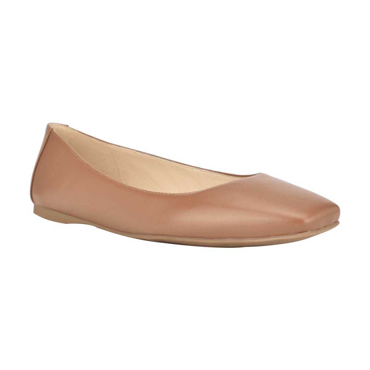 Nine West Alena Square-Varvas Naisten Ballerinat Skin Color | 3614IHENY