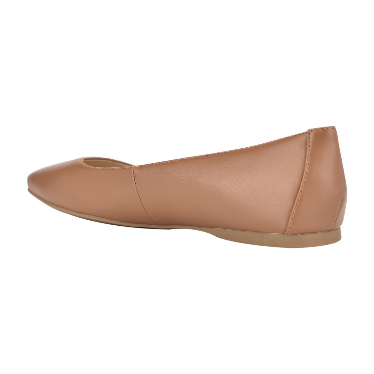 Nine West Alena Square-Varvas Naisten Ballerinat Skin Color | 3614IHENY