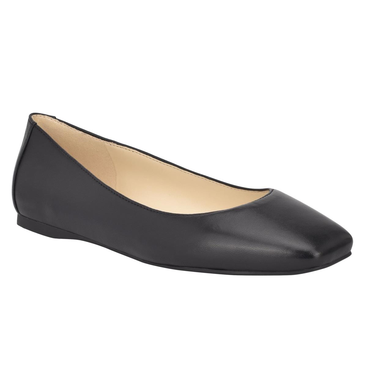 Nine West Alena Square-Varvas Naisten Flats Mustat | 3049YOENW