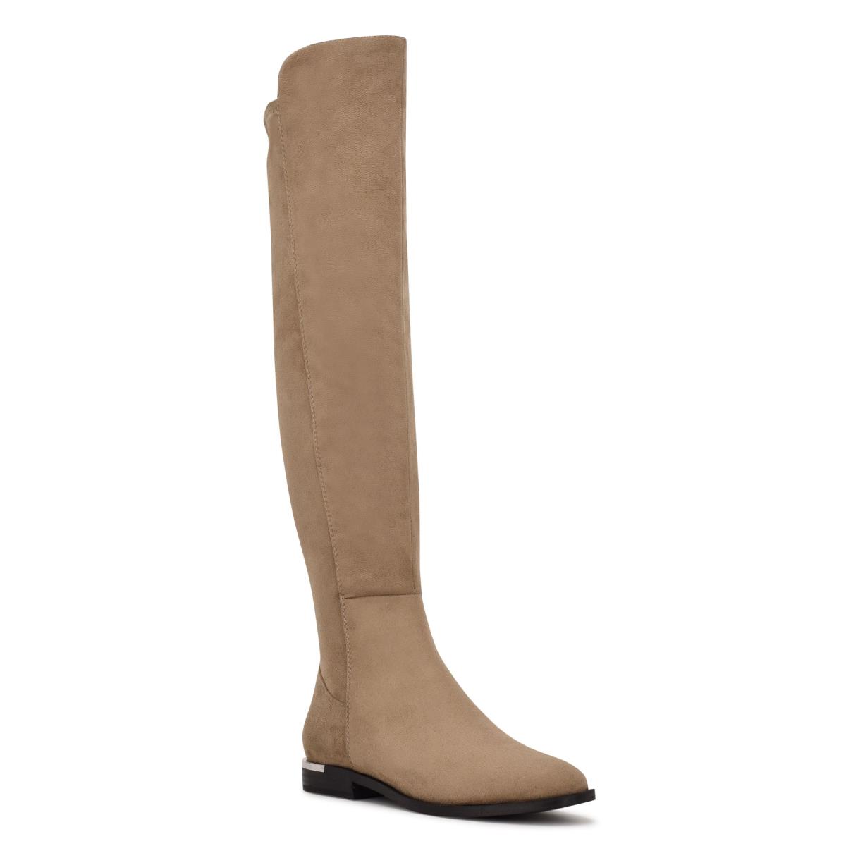 Nine West Allair Leveät Calf Over the Knee Naisten Saappaat Ruskea | 5231WEUYK