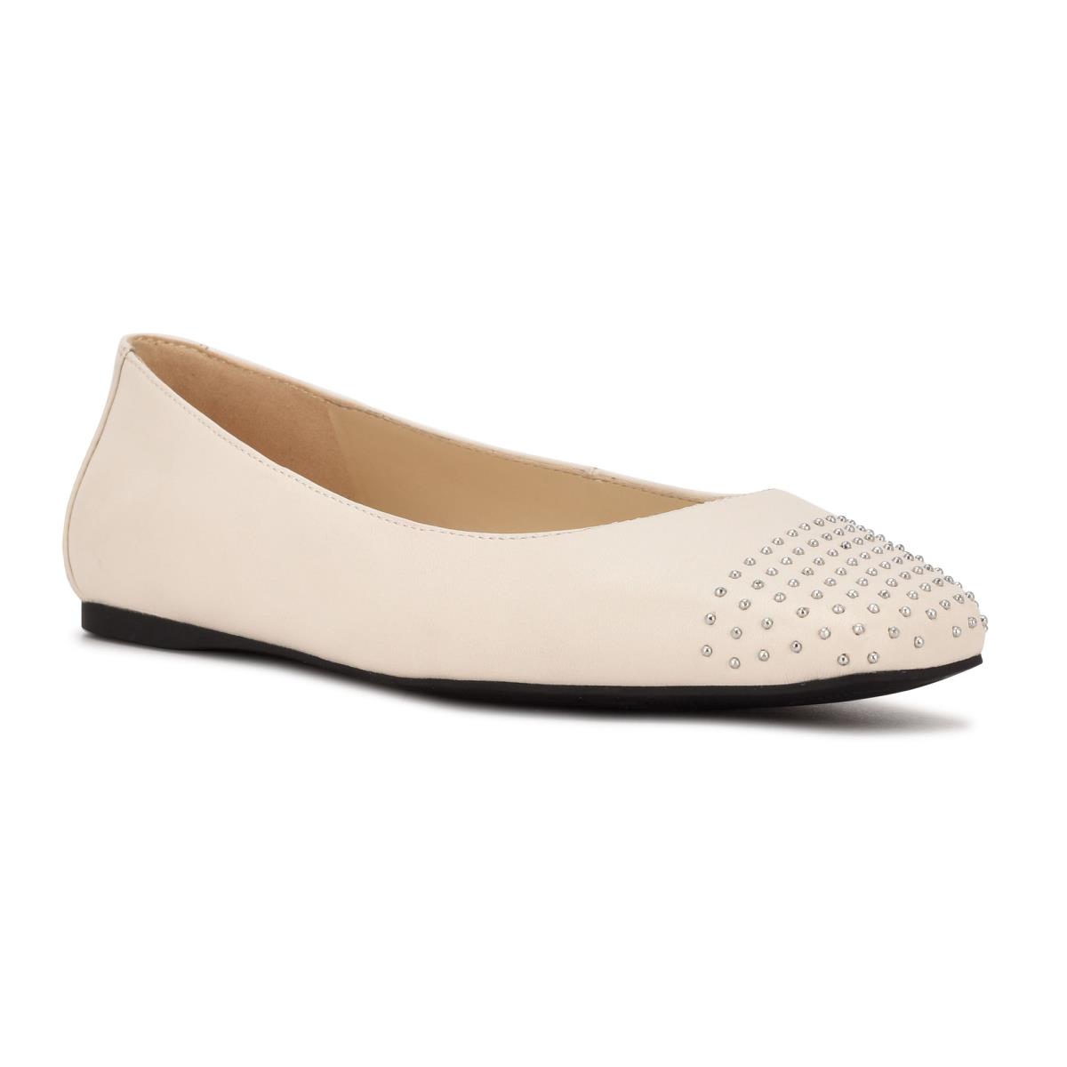 Nine West Aloha Studded Square-Varvas Naisten Ballerinat Kerma | 8534EWRMI