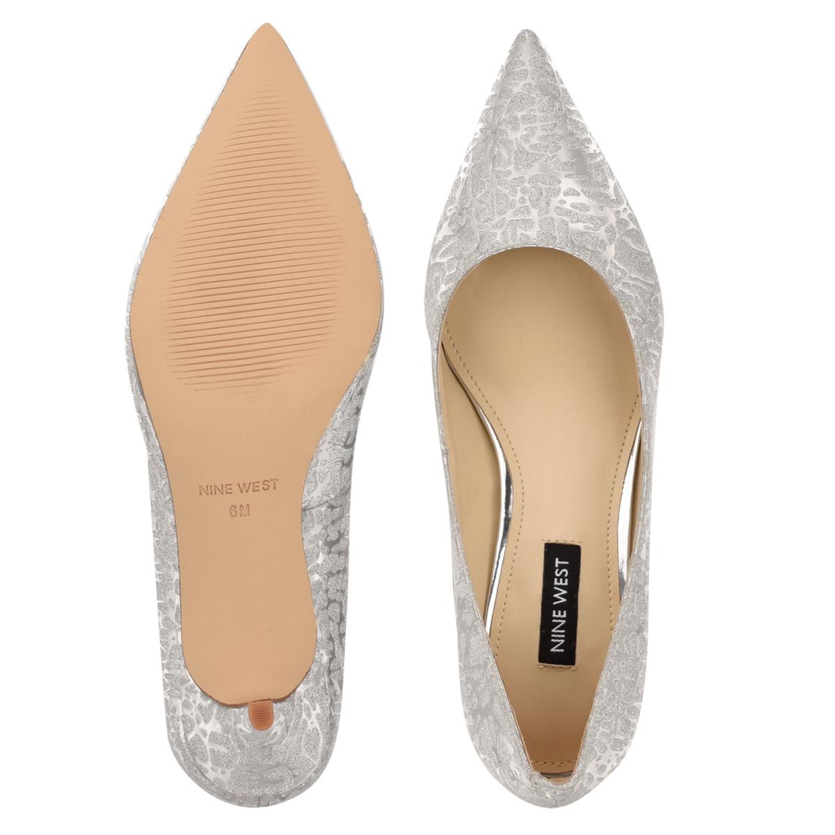 Nine West Arlene Pointy Varvas Naisten Avokkaat Hopea Leopardi | 5672TPCWN