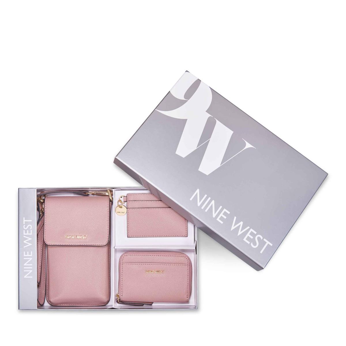 Nine West Azalea 3 Piece Box Set Naisten Lompakko Pinkki | 3456XSPLE