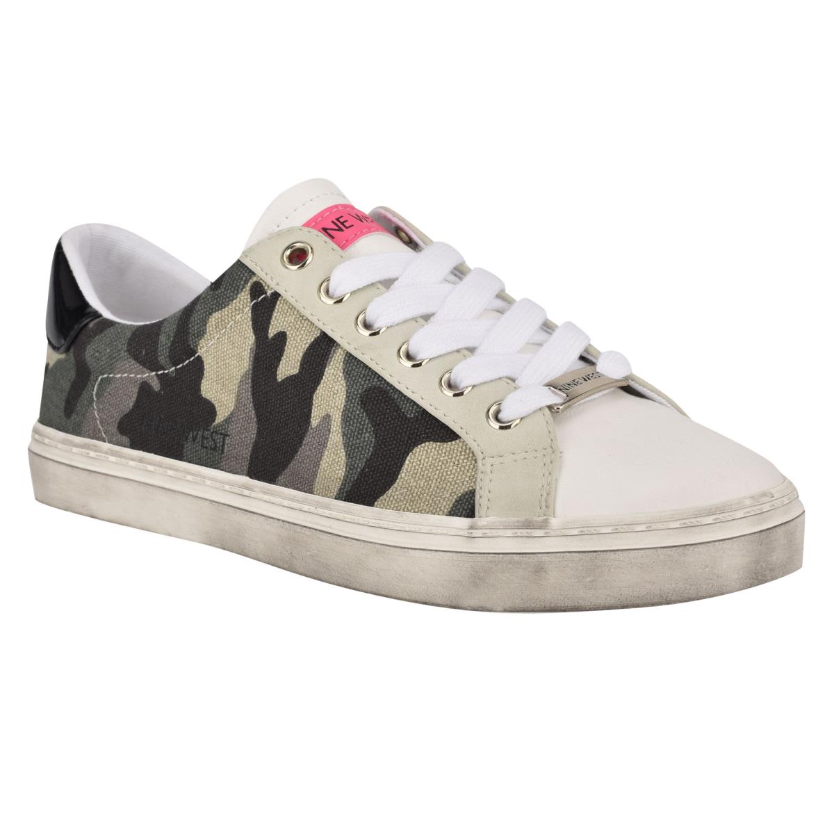 Nine West Best Naisten Rennot Tennarit Vihreä Camo | 6735FYPAQ