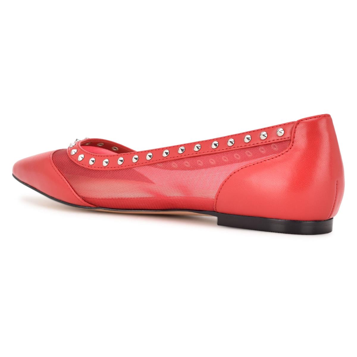 Nine West Bizzie Pointy Varvas Naisten Ballerinat Pinkki | 3109VXMNA