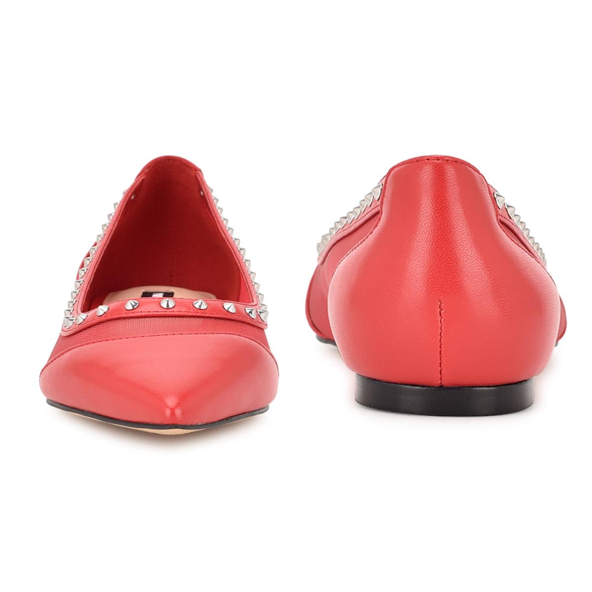 Nine West Bizzie Pointy Varvas Naisten Ballerinat Pinkki | 3109VXMNA