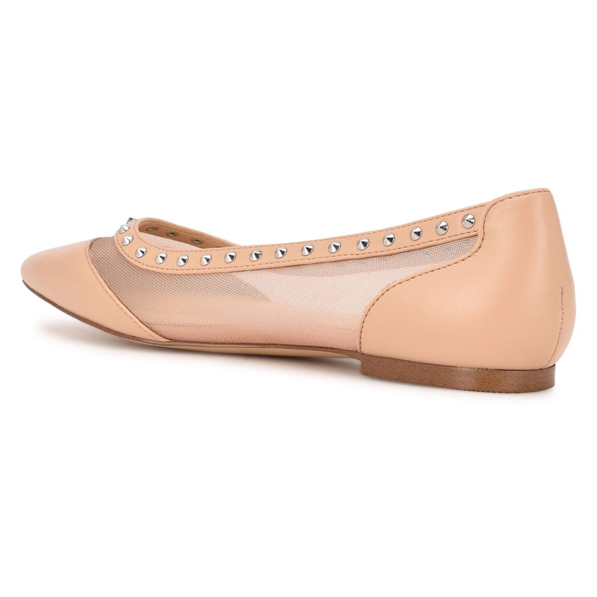 Nine West Bizzie Pointy Varvas Naisten Ballerinat Pinkki | 4615DLQEF