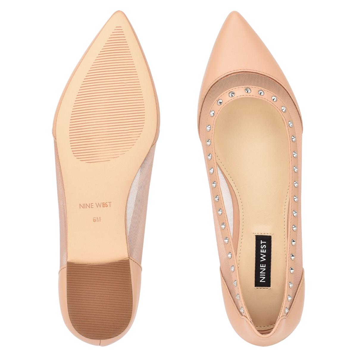 Nine West Bizzie Pointy Varvas Naisten Ballerinat Pinkki | 4615DLQEF