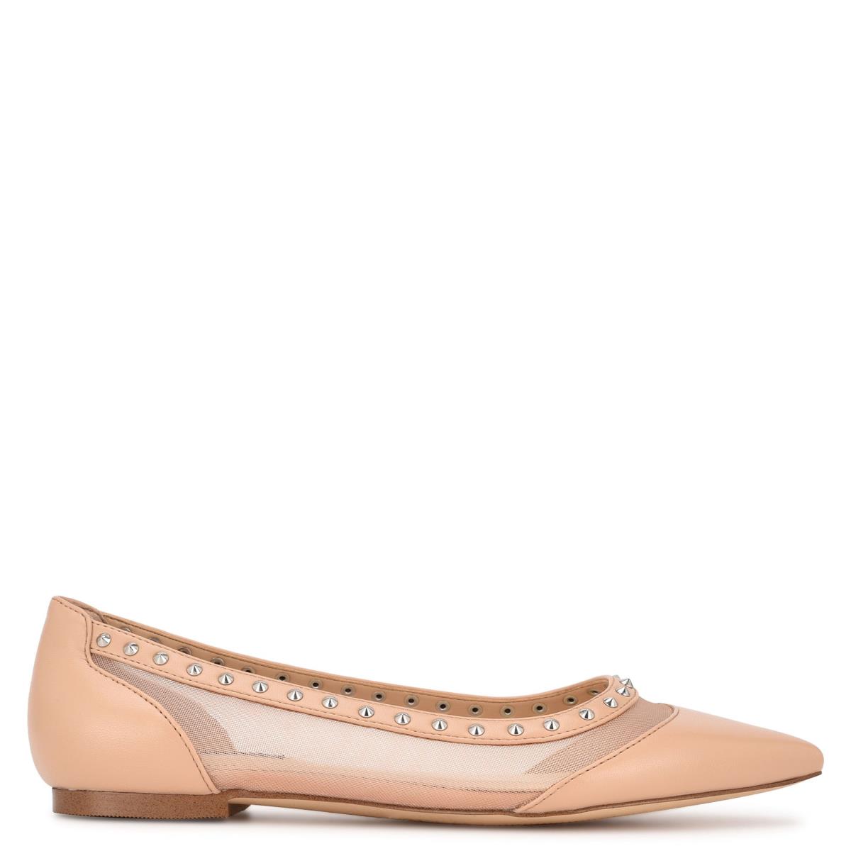 Nine West Bizzie Pointy Varvas Naisten Ballerinat Pinkki | 4615DLQEF