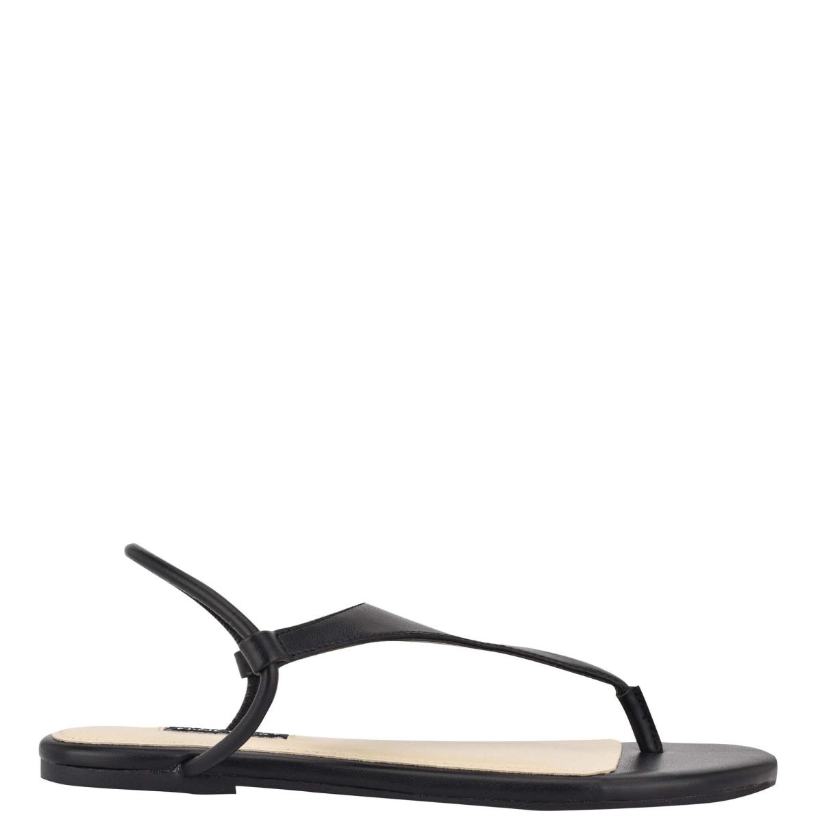 Nine West Braydin Stretch Naisten Matalat Sandaalit Mustat | 4257KRDJZ