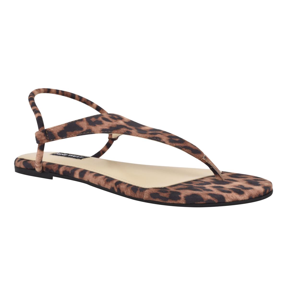 Nine West Braydin Stretch Naisten Matalat Sandaalit Leopardi | 5043PVOCD