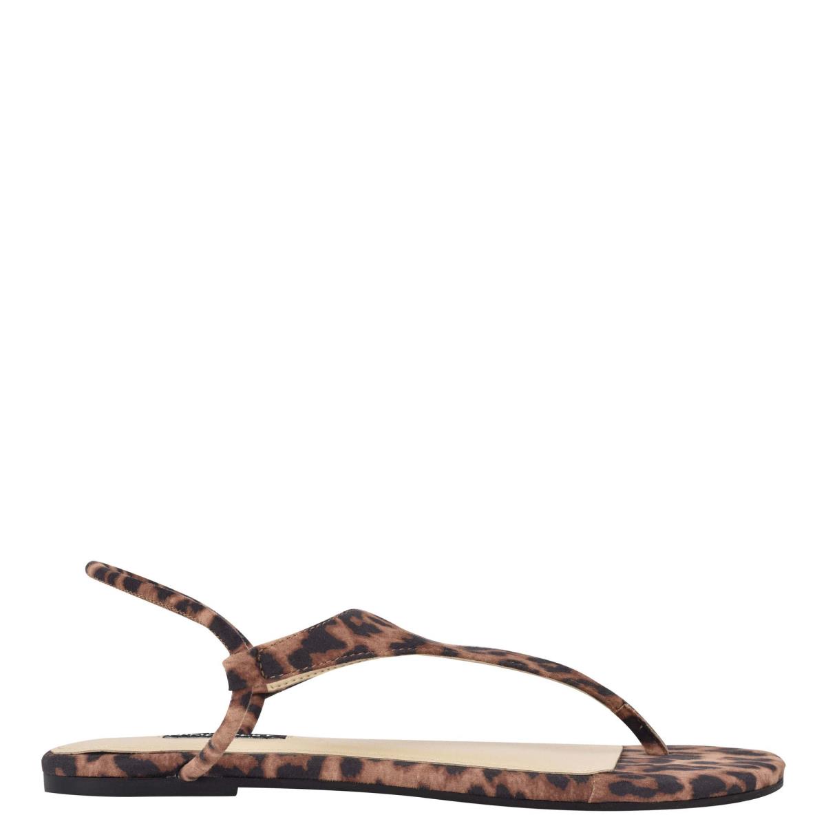 Nine West Braydin Stretch Naisten Matalat Sandaalit Leopardi | 5043PVOCD