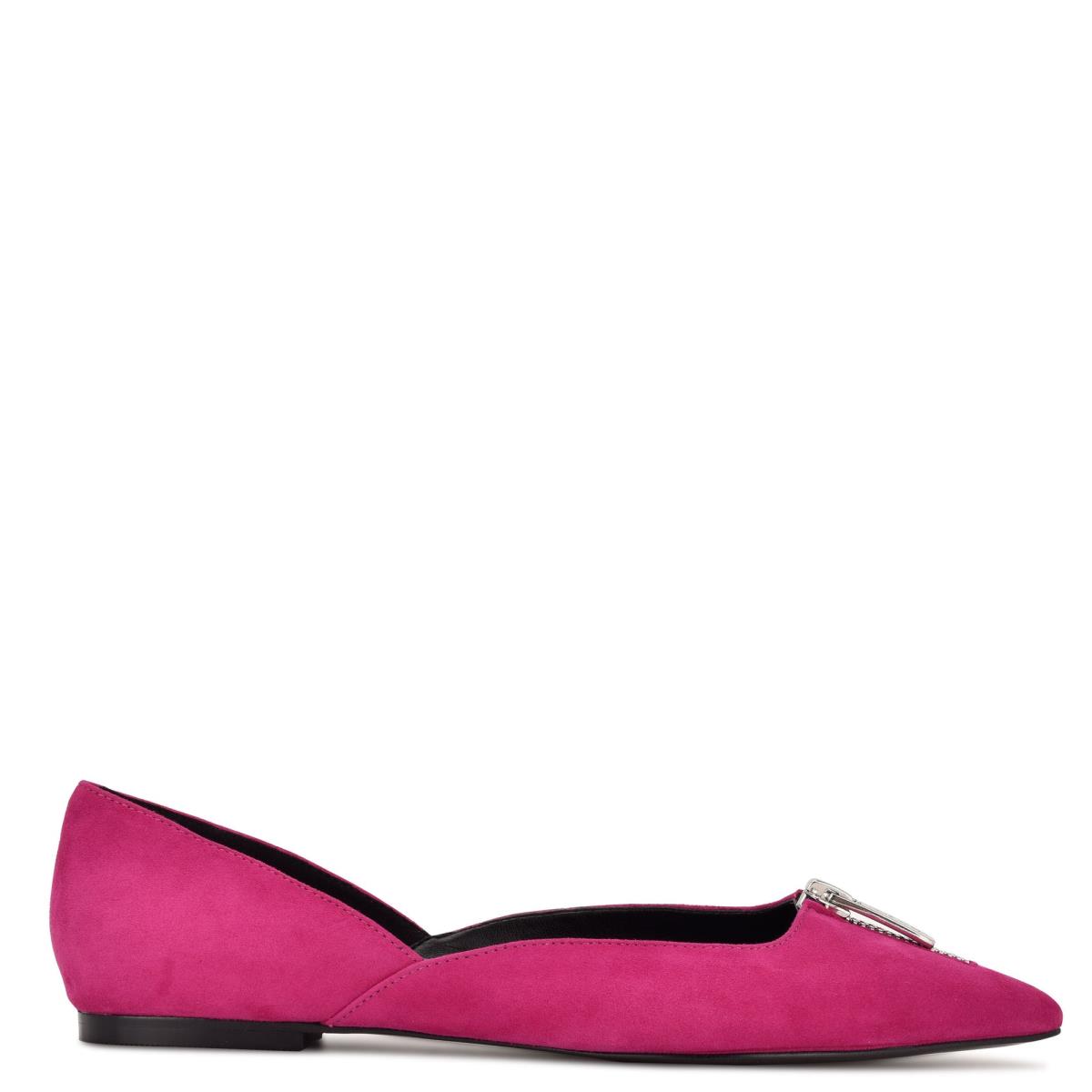 Nine West Brina Pointy Varvas Naisten Ballerinat Pinkki | 8379ZPEQD