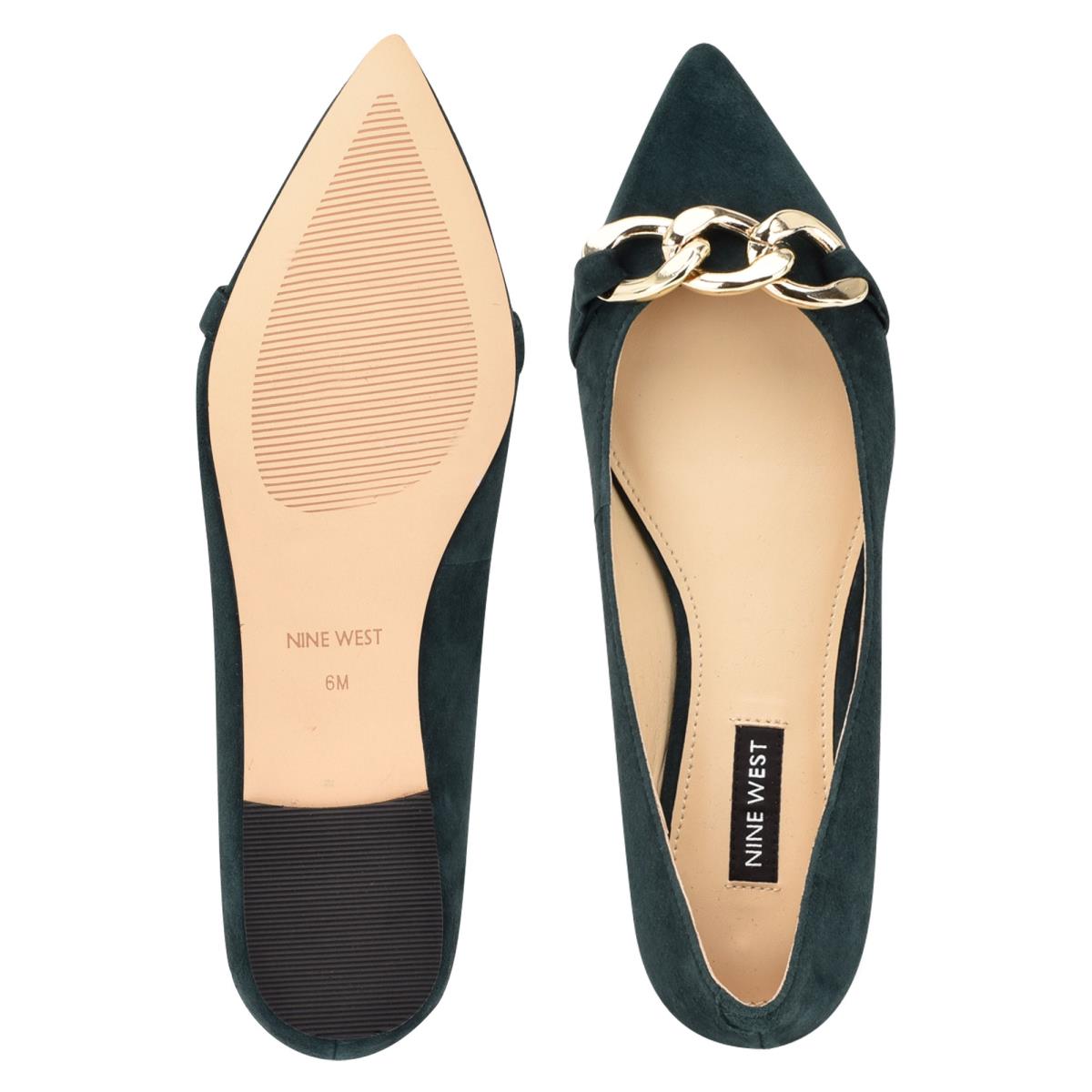 Nine West Brinks Pointy Varvas Naisten Ballerinat Sininen | 3068OJEHK