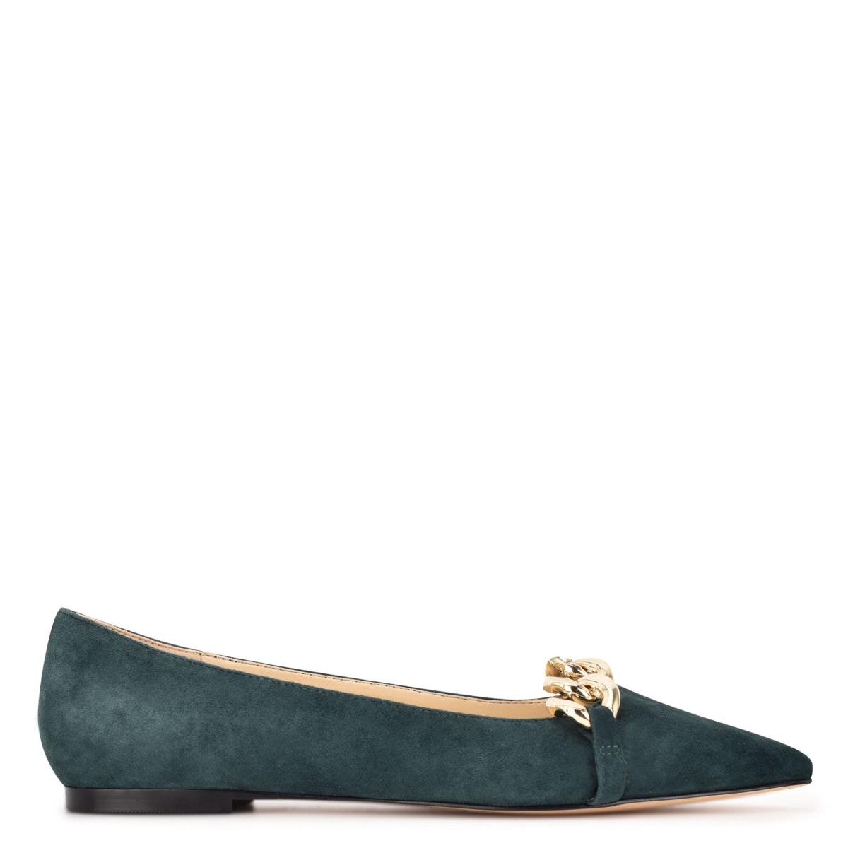 Nine West Brinks Pointy Varvas Naisten Ballerinat Sininen | 3068OJEHK