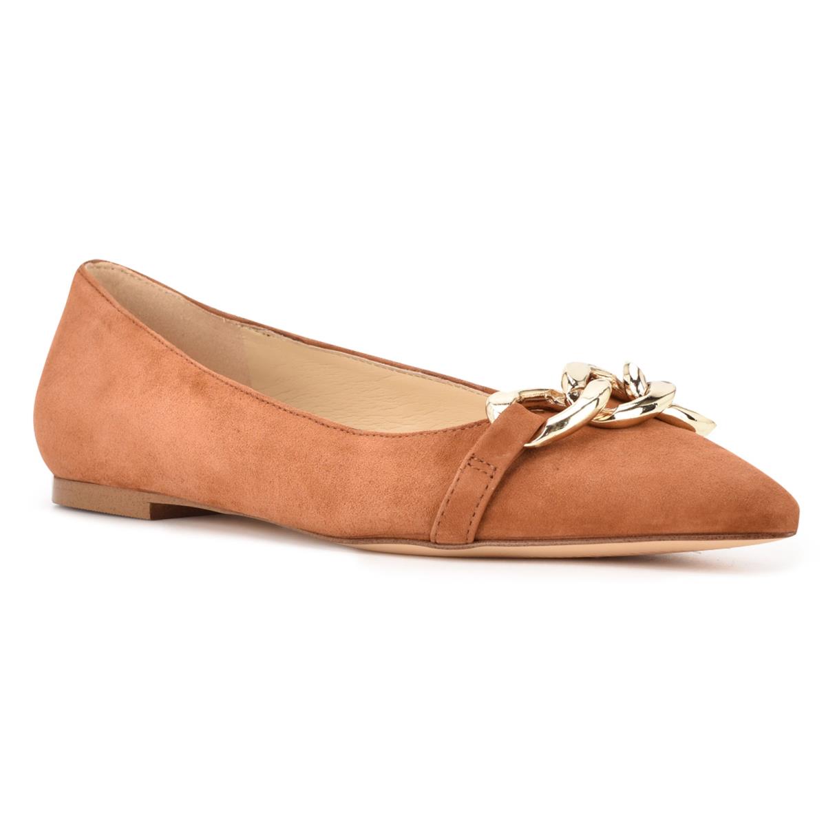 Nine West Brinks Pointy Varvas Naisten Ballerinat Beige | 3712KCQWX