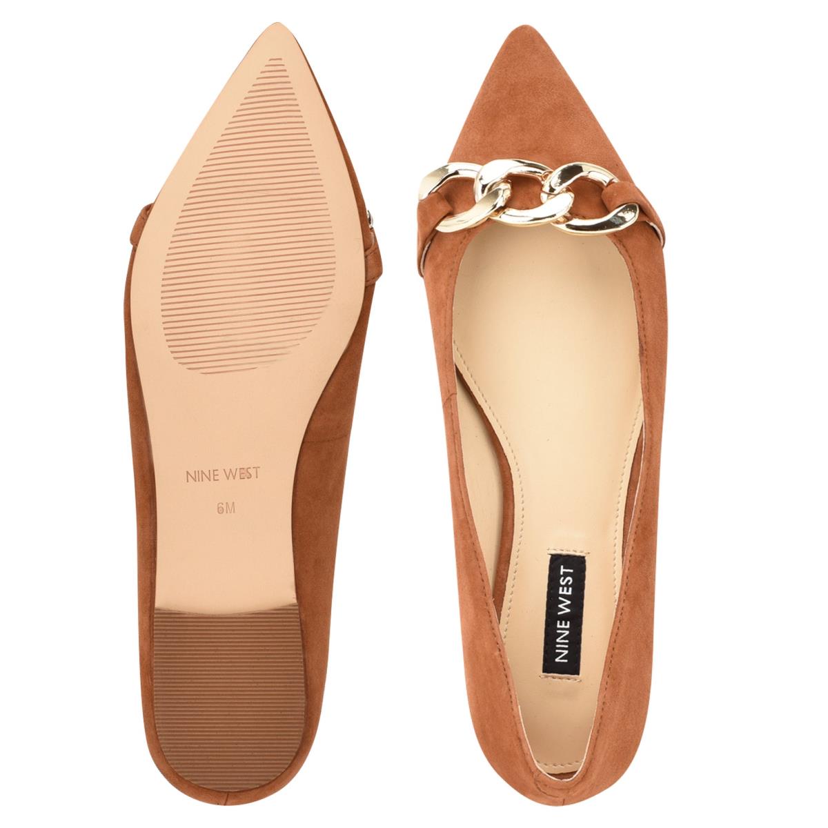 Nine West Brinks Pointy Varvas Naisten Ballerinat Beige | 3712KCQWX