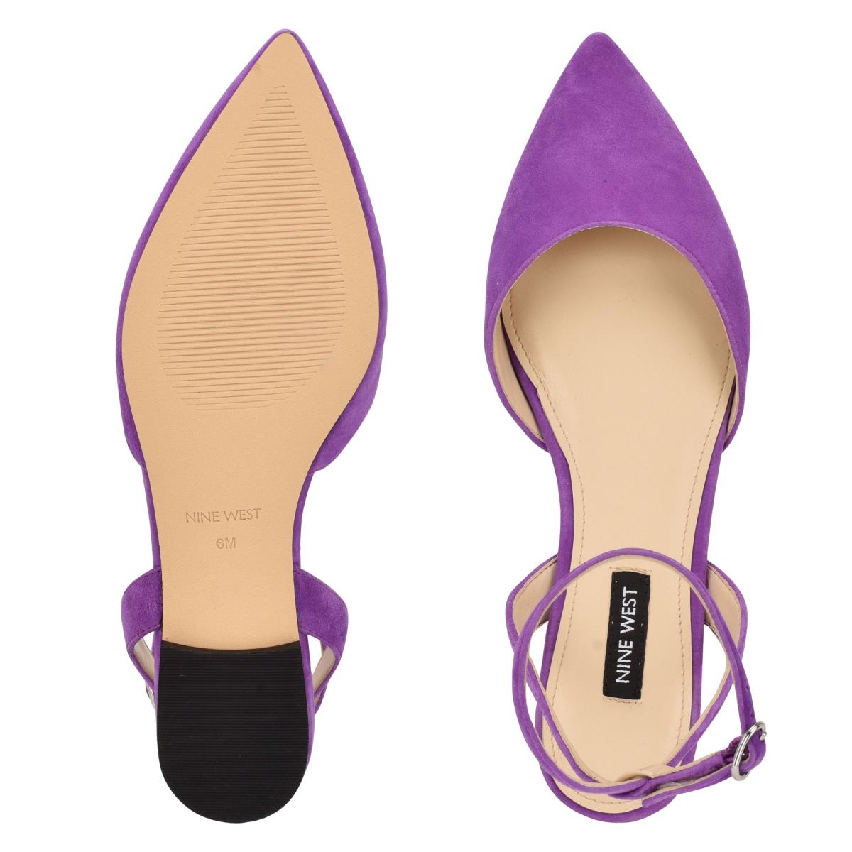 Nine West Briy Pointy Varvas Naisten Ballerinat Violetit | 4963JXSCZ