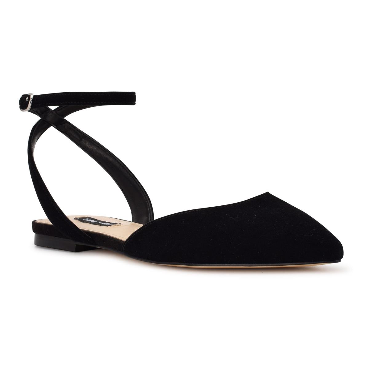 Nine West Briy Pointy Varvas Naisten Ballerinat Mustat | 5410PBZNJ