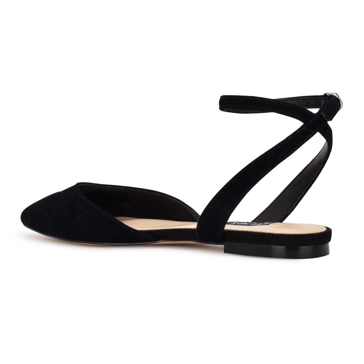 Nine West Briy Pointy Varvas Naisten Ballerinat Mustat | 5410PBZNJ