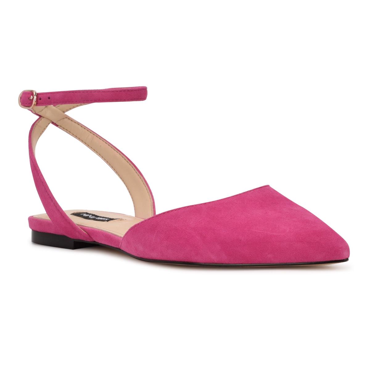 Nine West Briy Pointy Varvas Naisten Ballerinat Pinkki | 6892LHSRZ