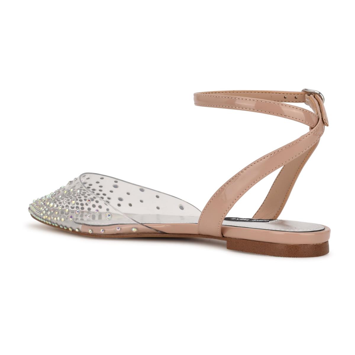 Nine West Briya Pointy Varvas Naisten Ballerinat Beige | 7951WESUP