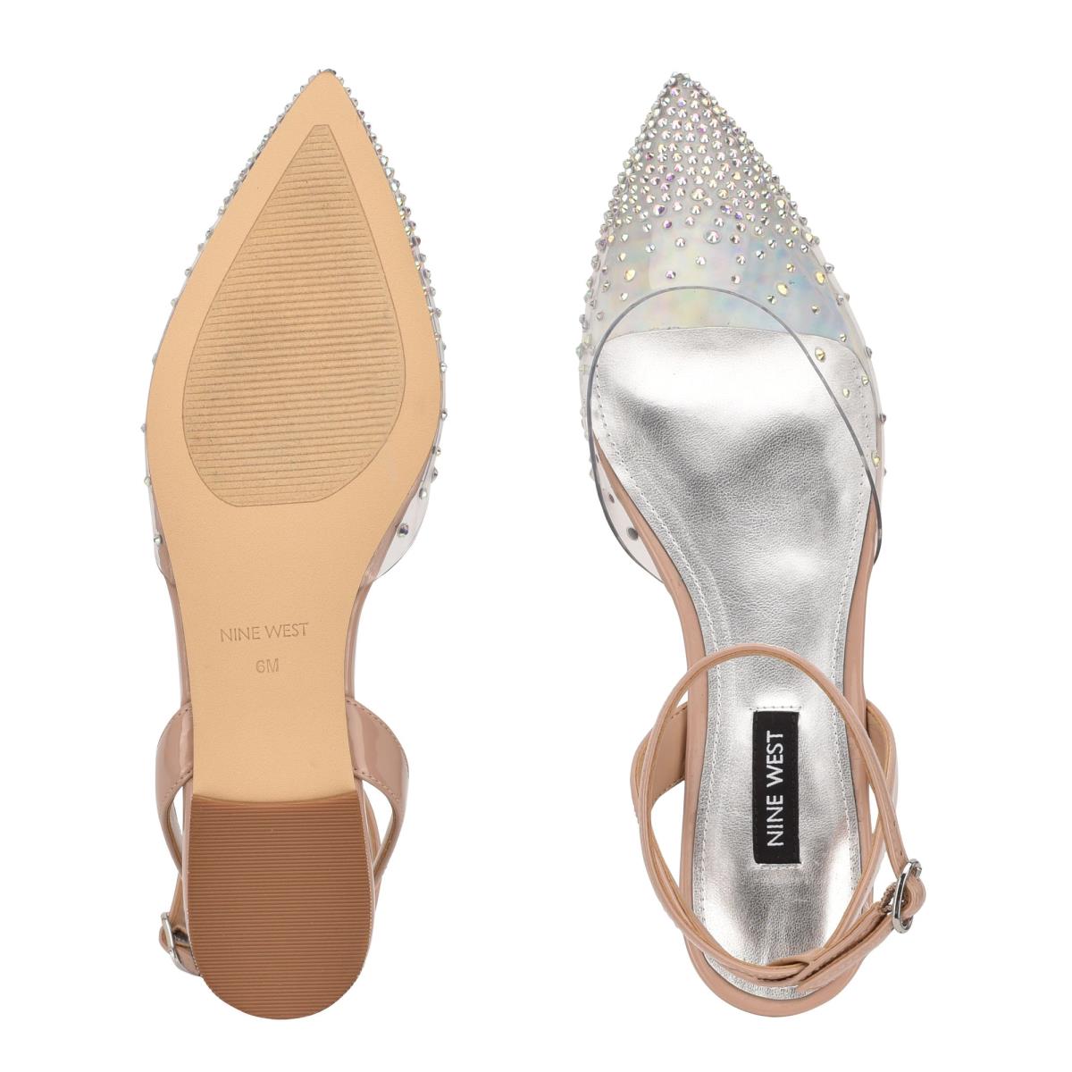 Nine West Briya Pointy Varvas Naisten Ballerinat Beige | 7951WESUP