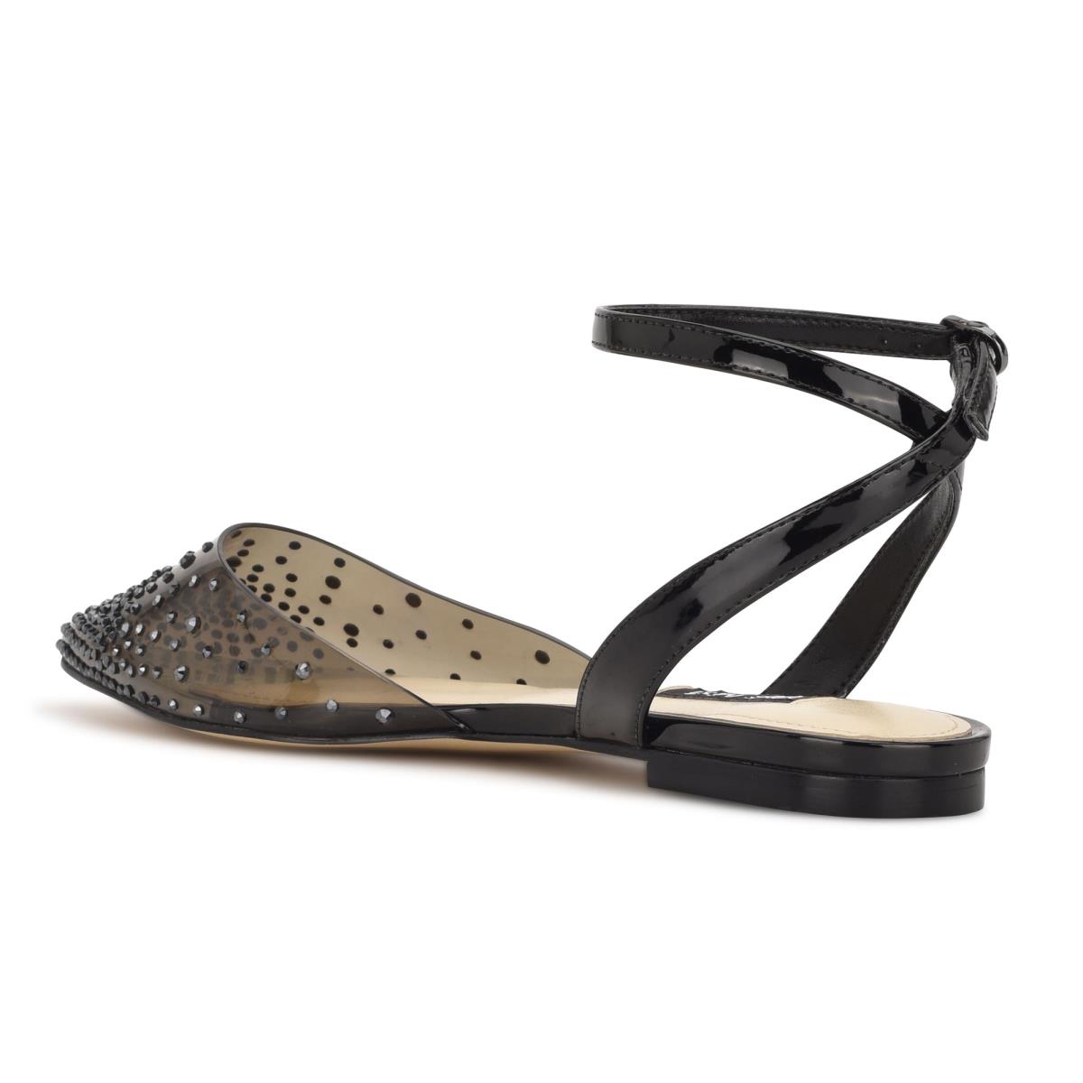 Nine West Briya Pointy Varvas Naisten Ballerinat Mustat | 9375HWSCI