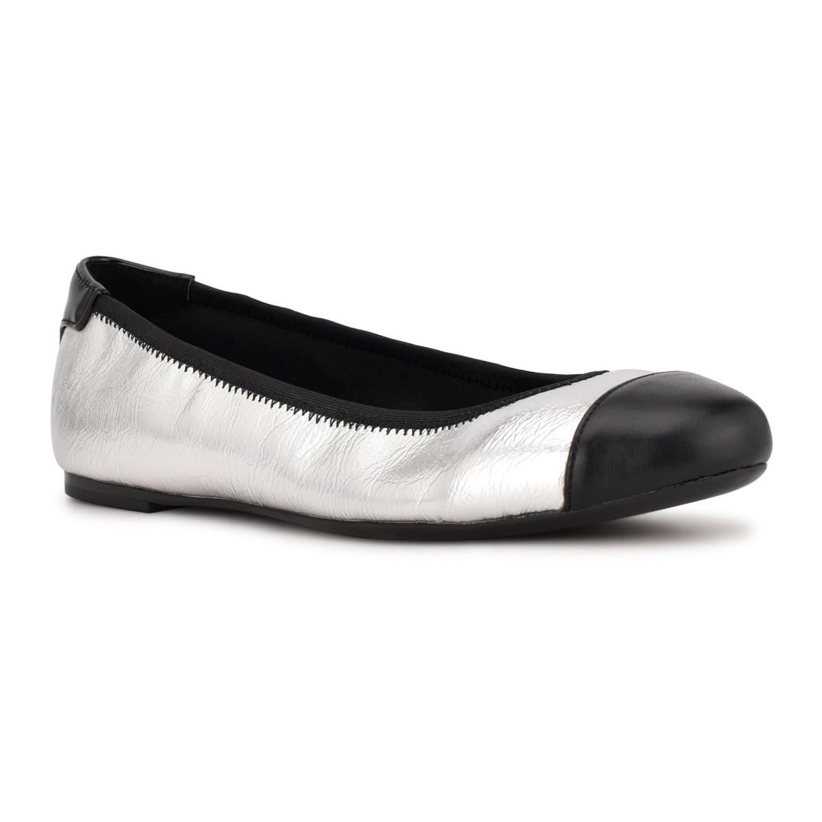 Nine West Capted Ballet Naisten Ballerinat Hopea | 7096EMHXV