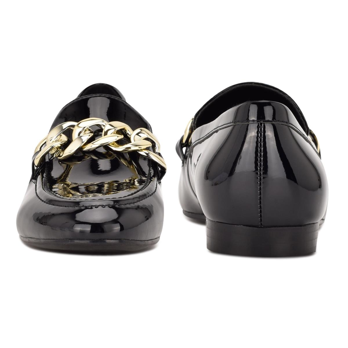 Nine West Chain Slip-On Naisten Loaferit Mustat | 0384GMFLX