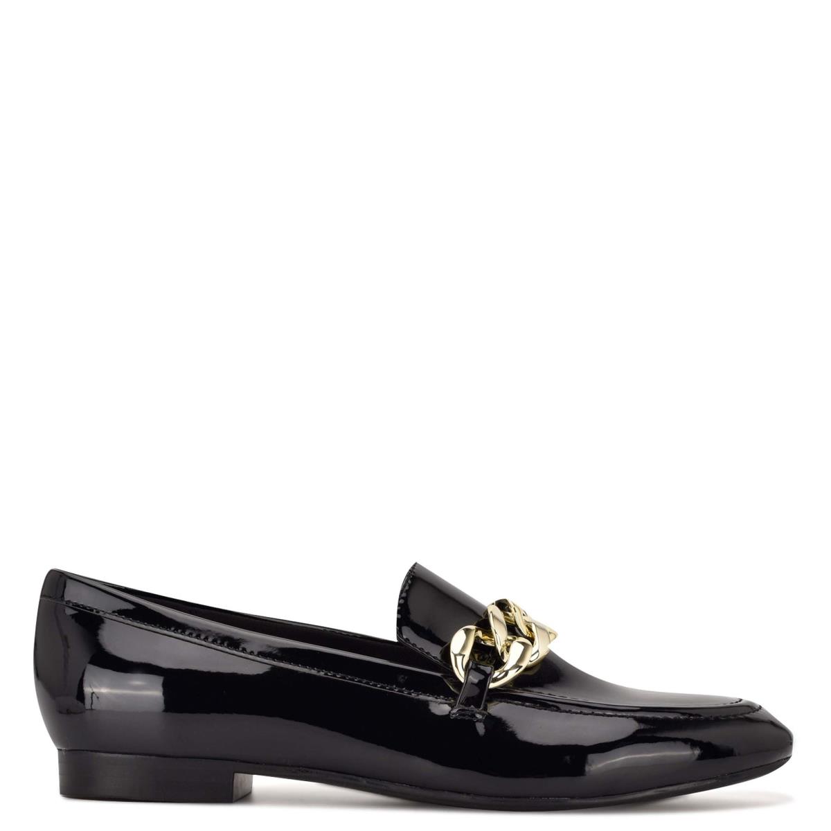 Nine West Chain Slip-On Naisten Loaferit Mustat | 0384GMFLX