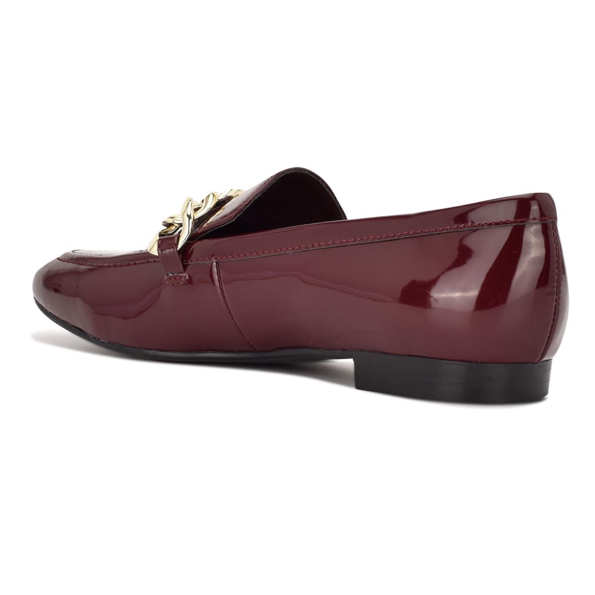 Nine West Chain Slip-On Naisten Loaferit Punainen | 8014QXPRT