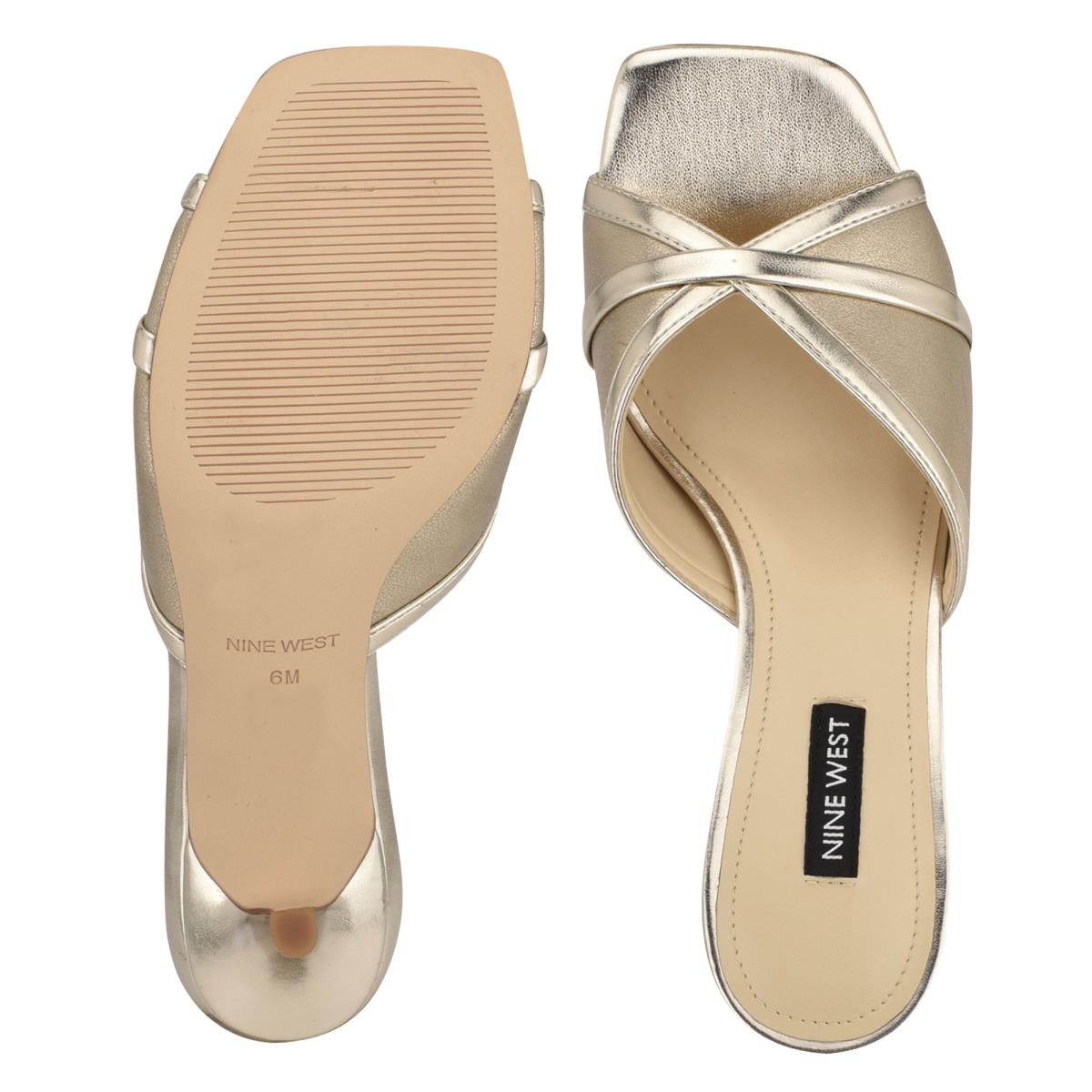 Nine West Dainty Korko Naisten Slide Sandaalit Hopea | 5603ZINUP