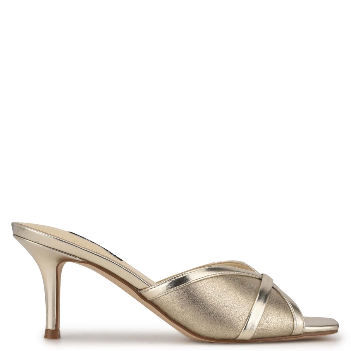 Nine West Dainty Korko Naisten Slide Sandaalit Hopea | 5603ZINUP