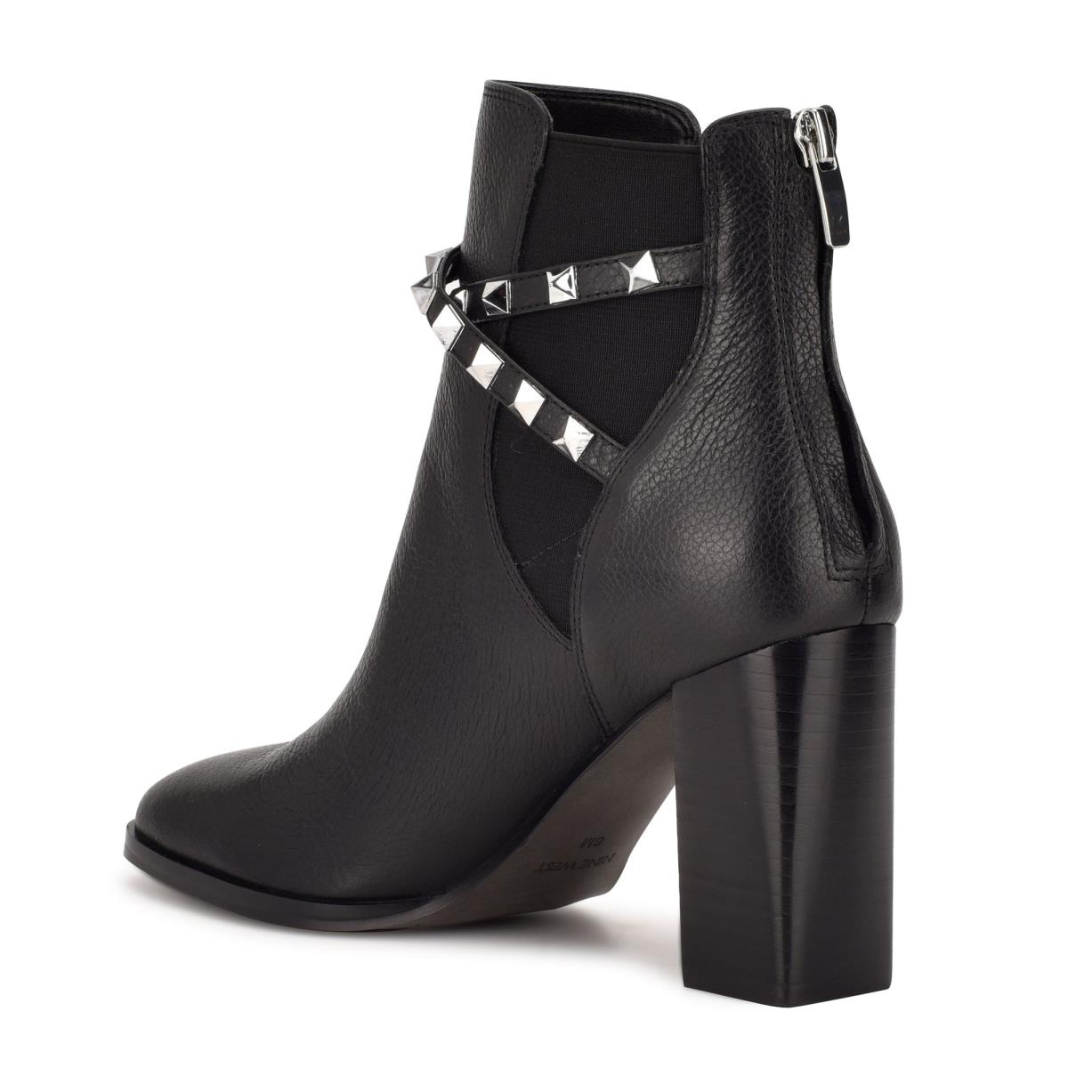 Nine West Donda Korko Naisten Saappaat Mustat | 7163GWJYX