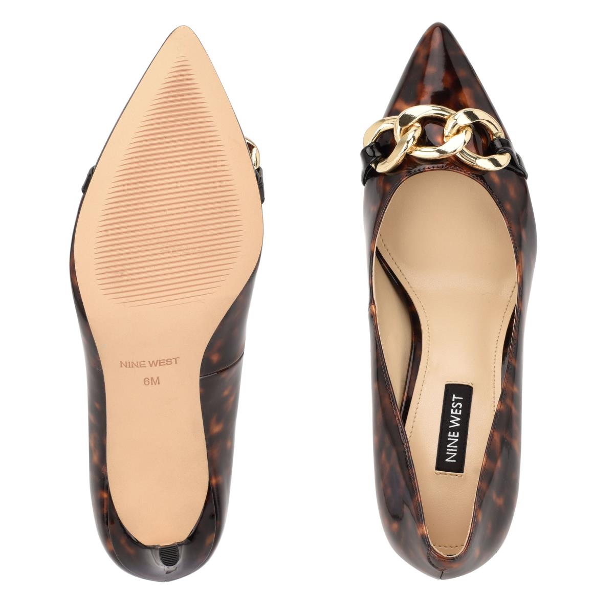 Nine West Ezzie Pointy Varvas Naisten Avokkaat Kahvi | 6879ZXRDO