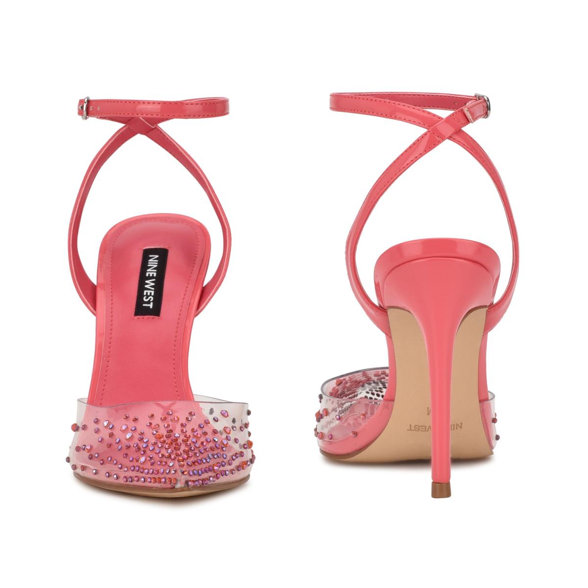 Nine West Foreva Ankle Strap Mekko Naisten Avokkaat Pinkki Koralli | 8231PYQNL