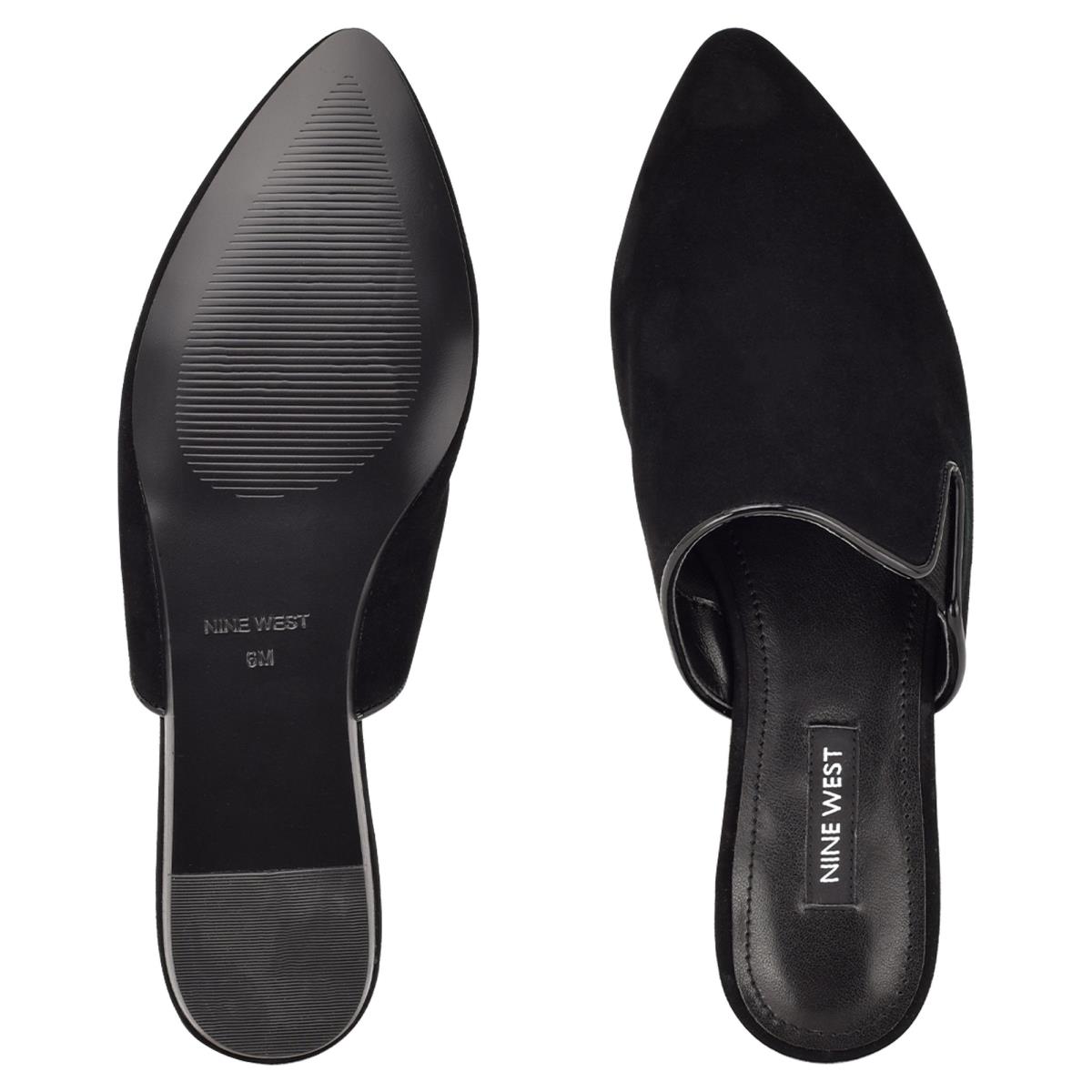 Nine West Freeda Pointy Varvas Naisten Muulit Mustat | 0598UGCLF