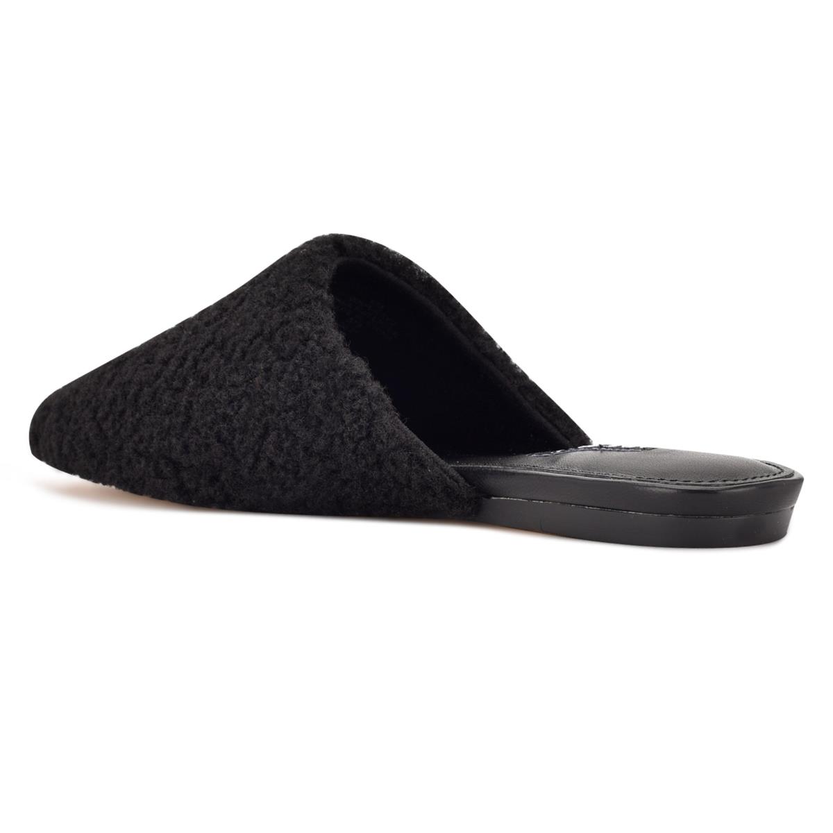 Nine West Furzy Pointy Varvas Naisten Muulit Mustat | 3426COSQD