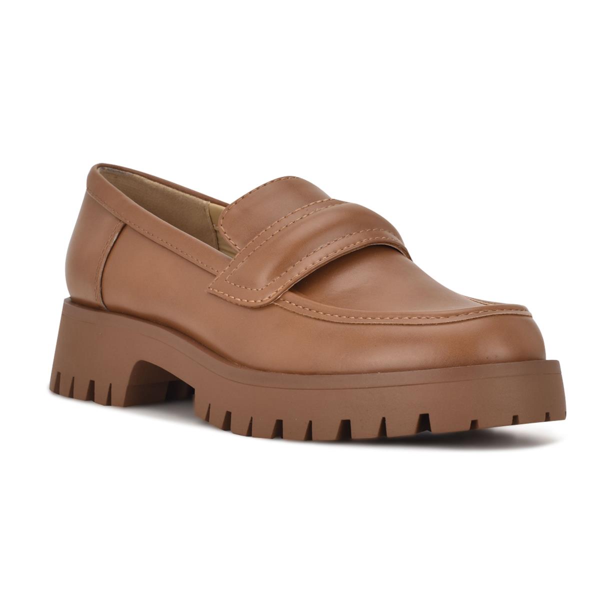 Nine West Garren Lug Sole Naisten Loaferit Ruskea | 7839TOHQF