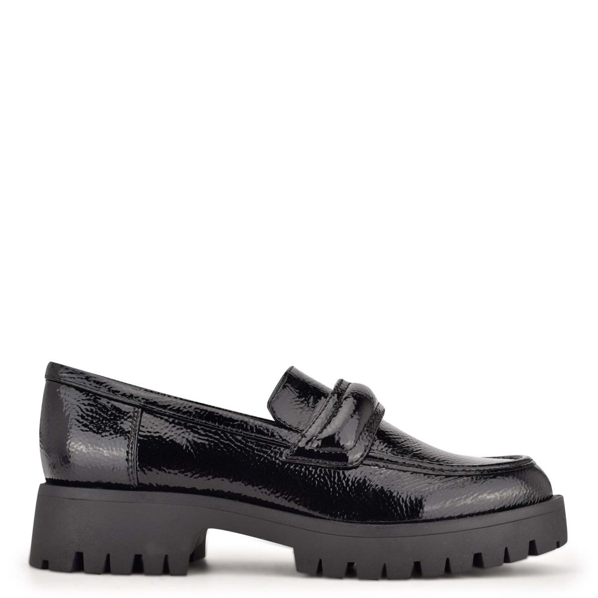 Nine West Garren Lug Sole Naisten Loaferit Mustat | 9872JXAVS