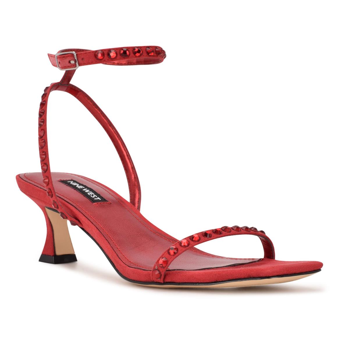 Nine West Giena Ankle Strap Naisten Juhlasandaalit Punainen | 9026BSXAE