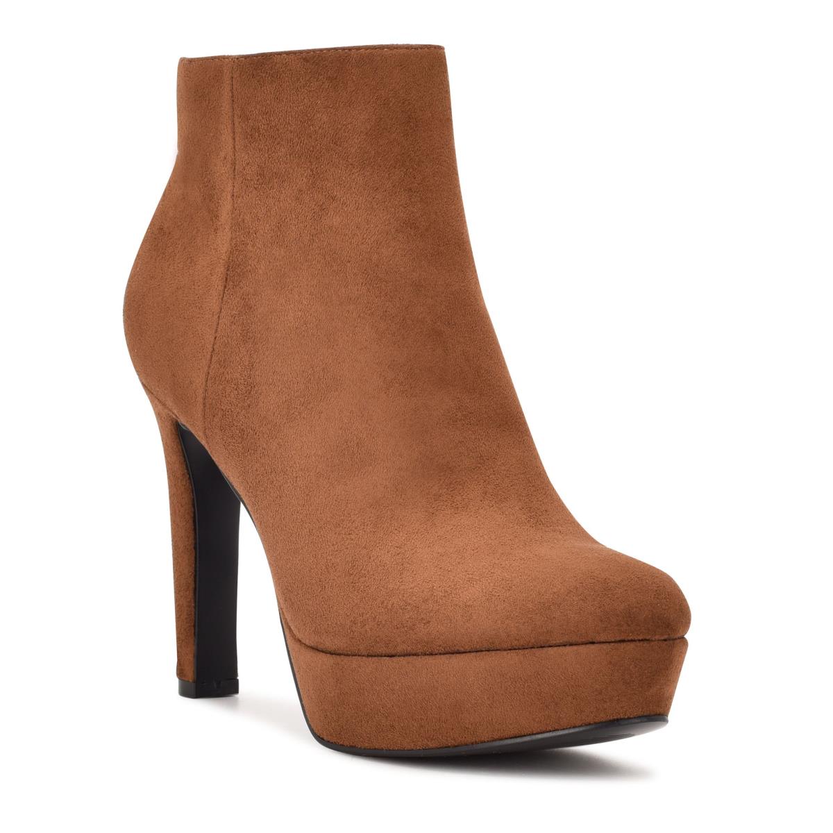 Nine West Glowup Platform Naisten Saappaat Ruskea | 1705JKYCT